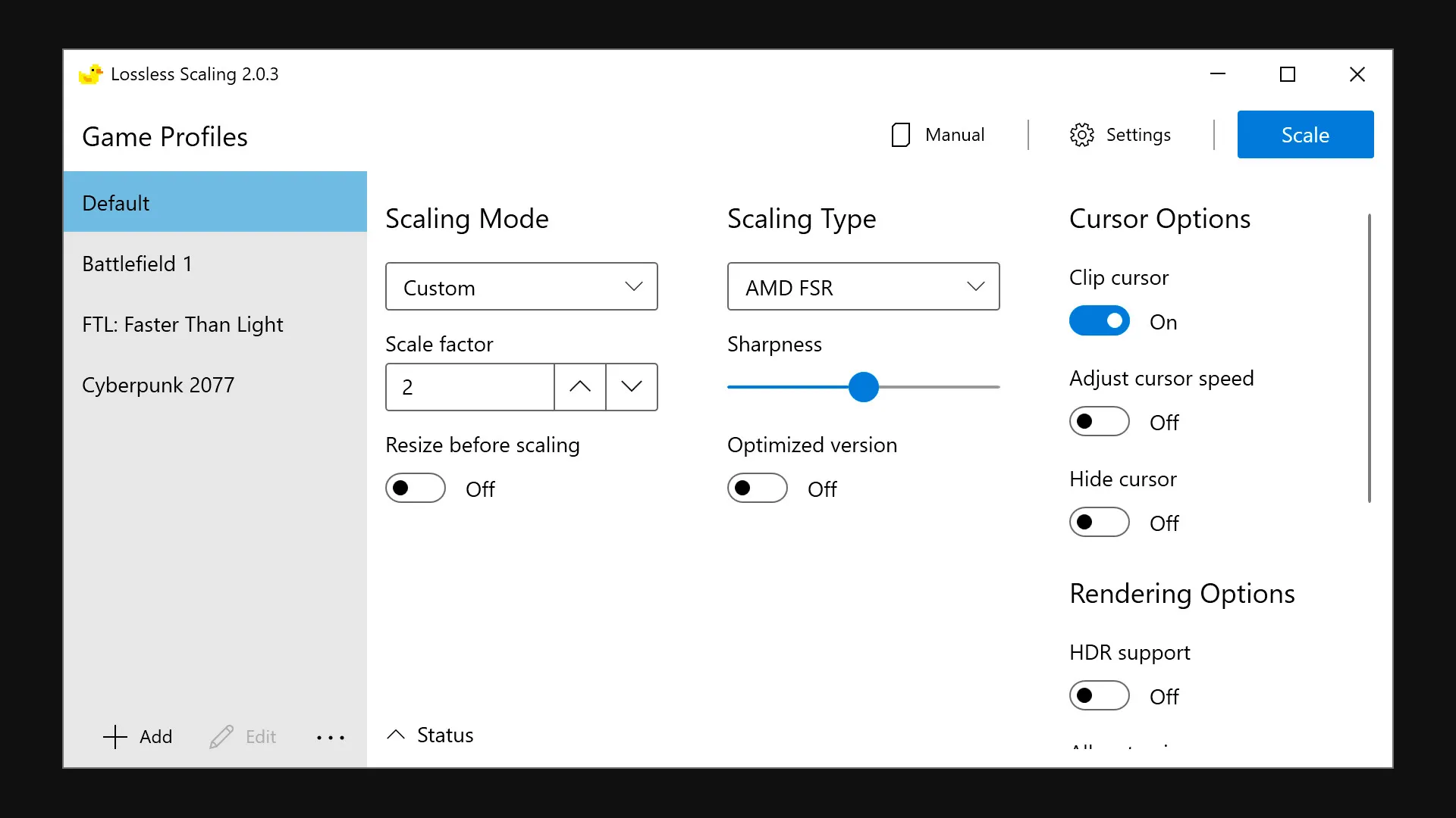 Lossless Scaling screenshot screenshot 0