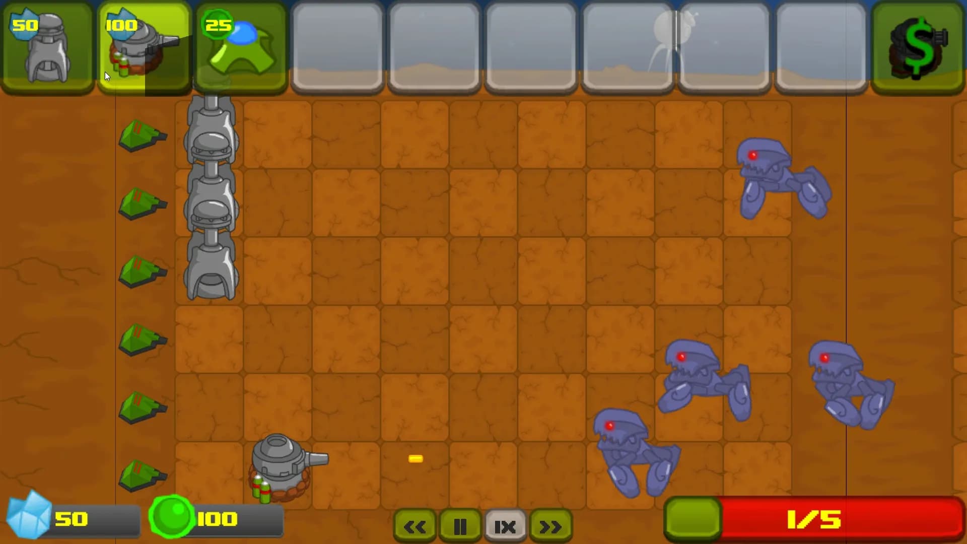 Martians Vs Robots screenshot screenshot 0