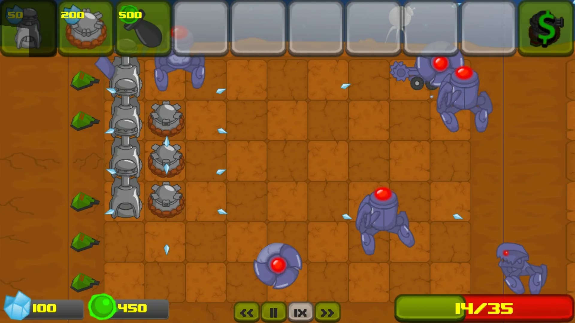 Martians Vs Robots screenshot screenshot 2