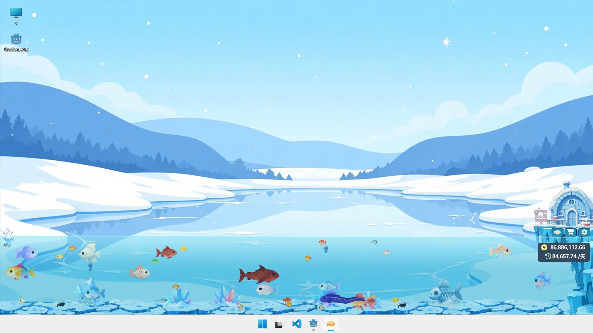 Milo's Tiny Fish Pond screenshot screenshot 0