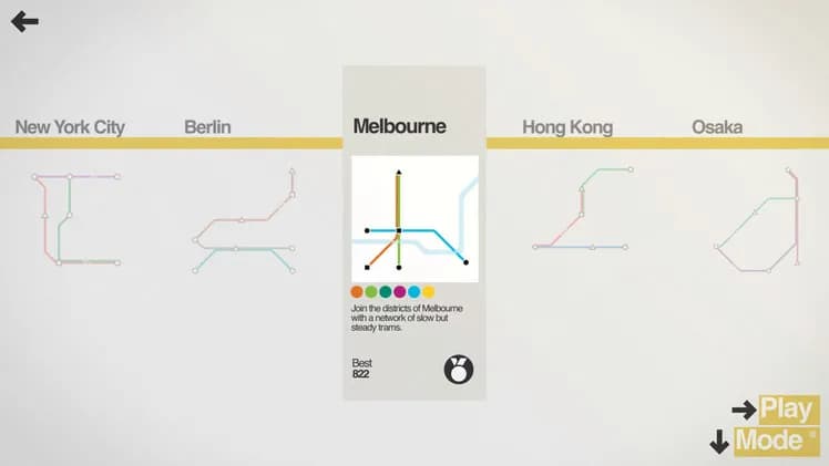Mini Metro screenshot screenshot 3