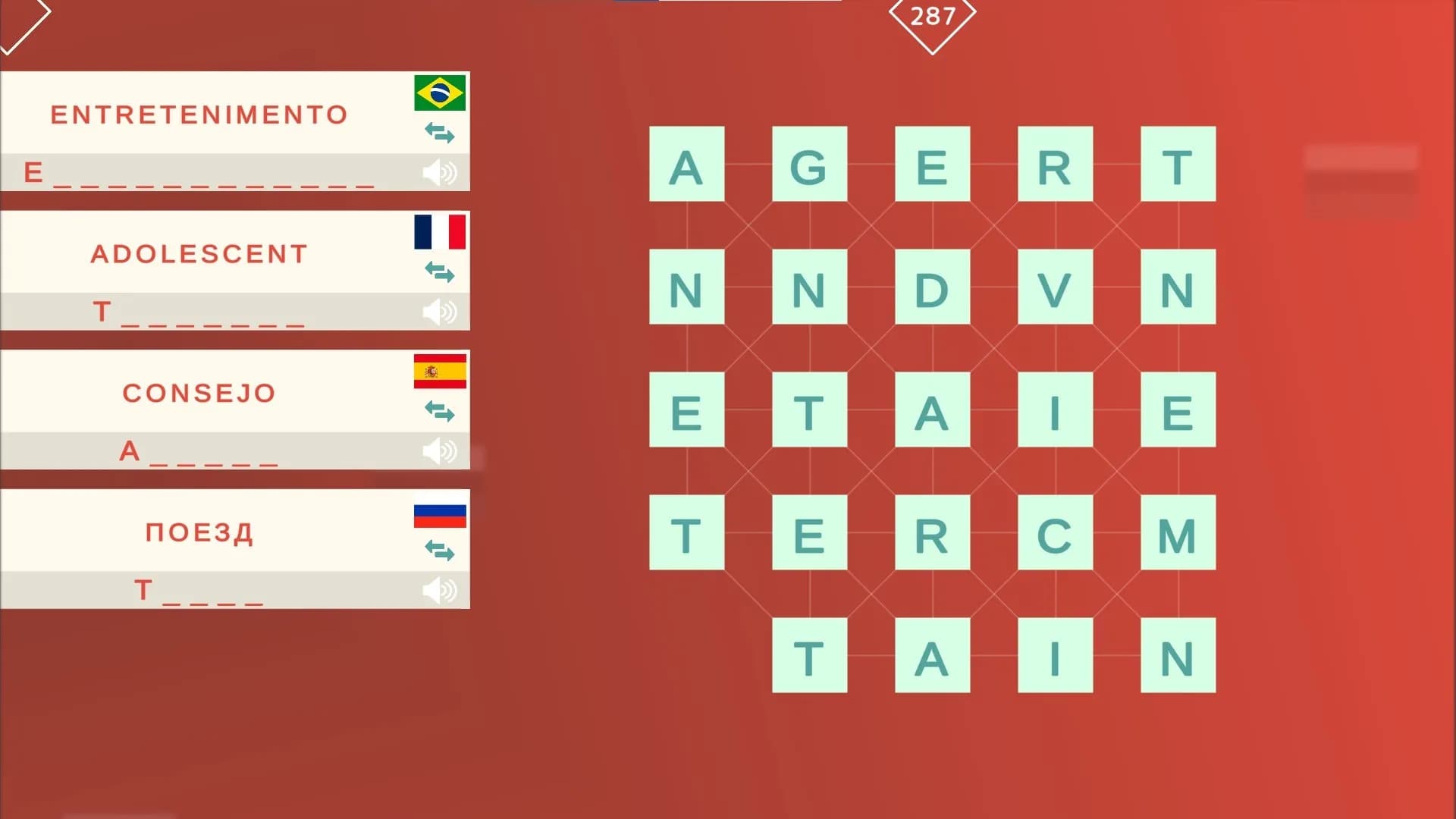 Mini Words: Polyglot screenshot screenshot 9