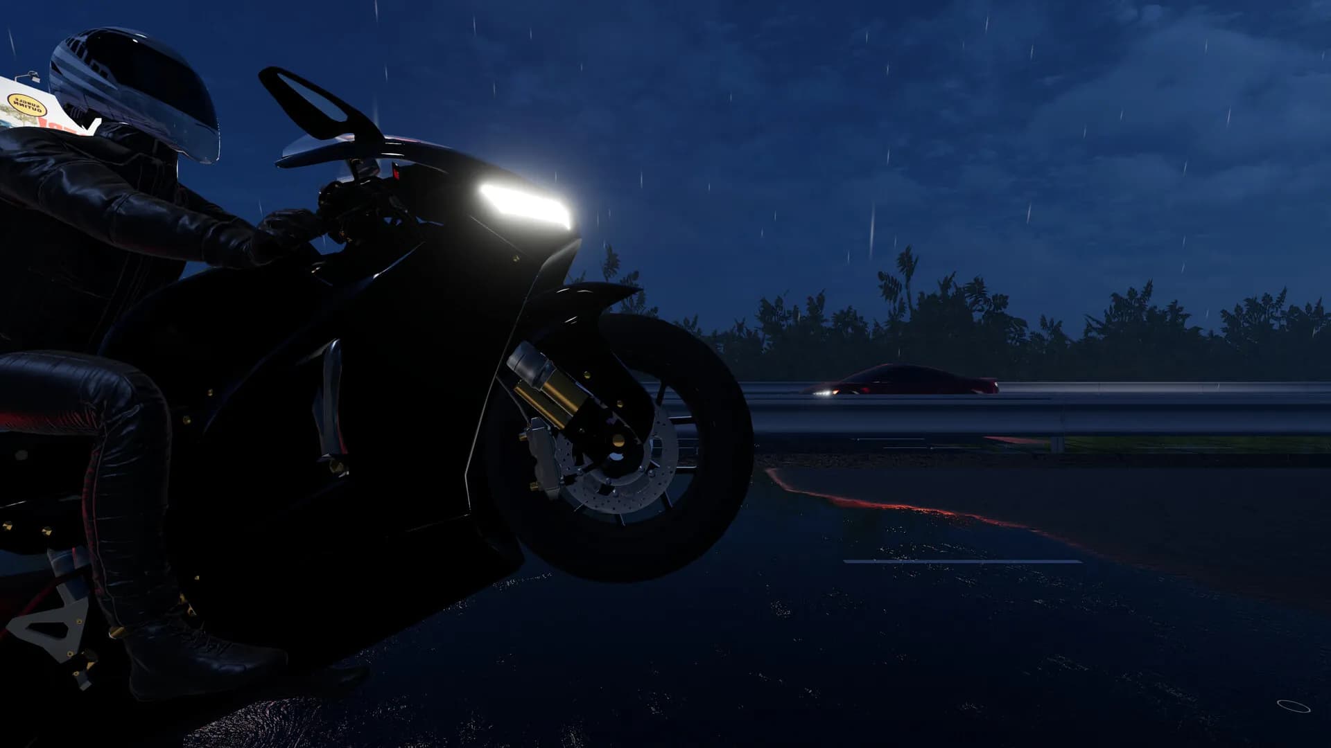 Motorcycle Night Ride screenshot screenshot 0