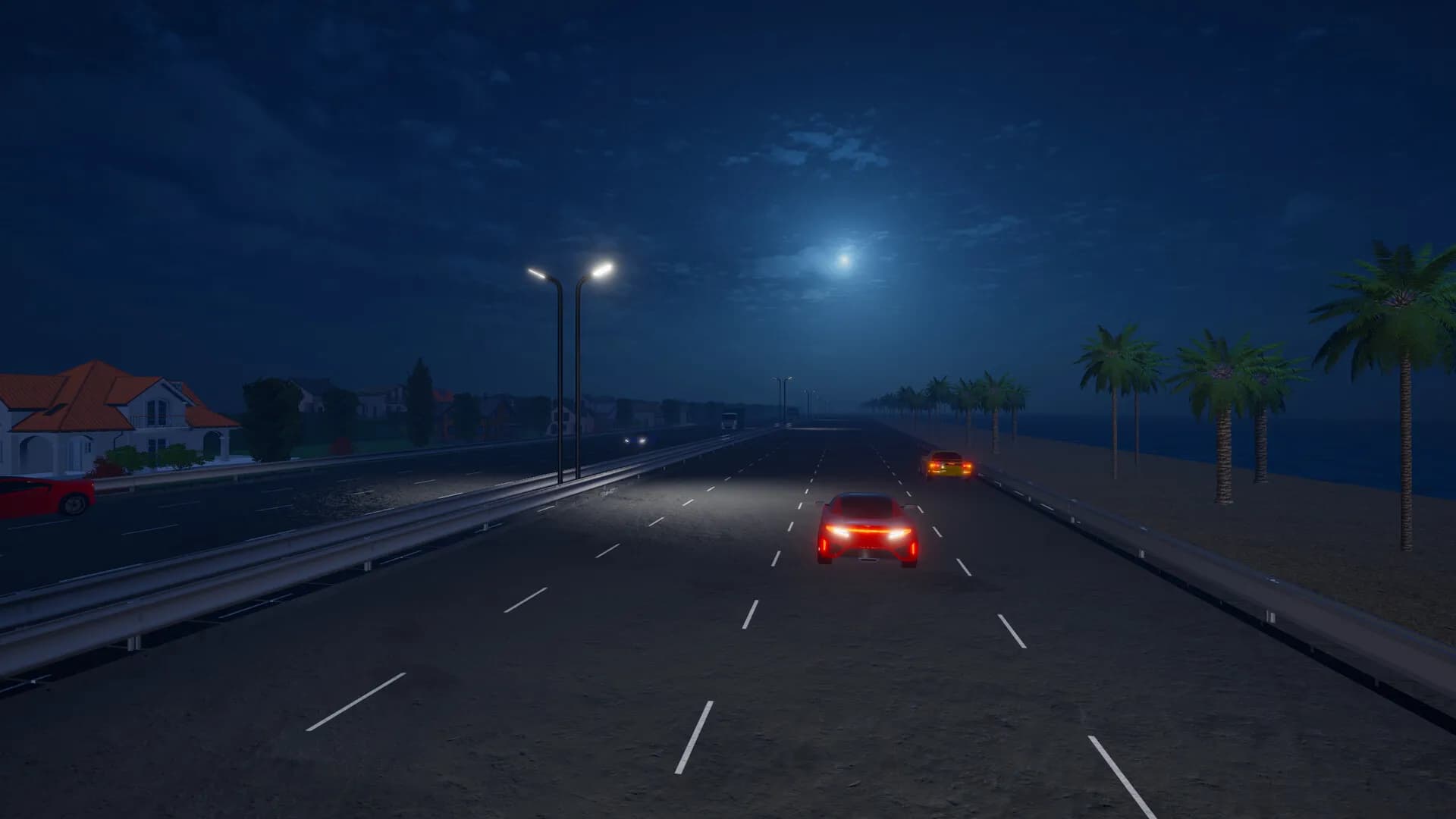 Motorcycle Night Ride screenshot screenshot 2