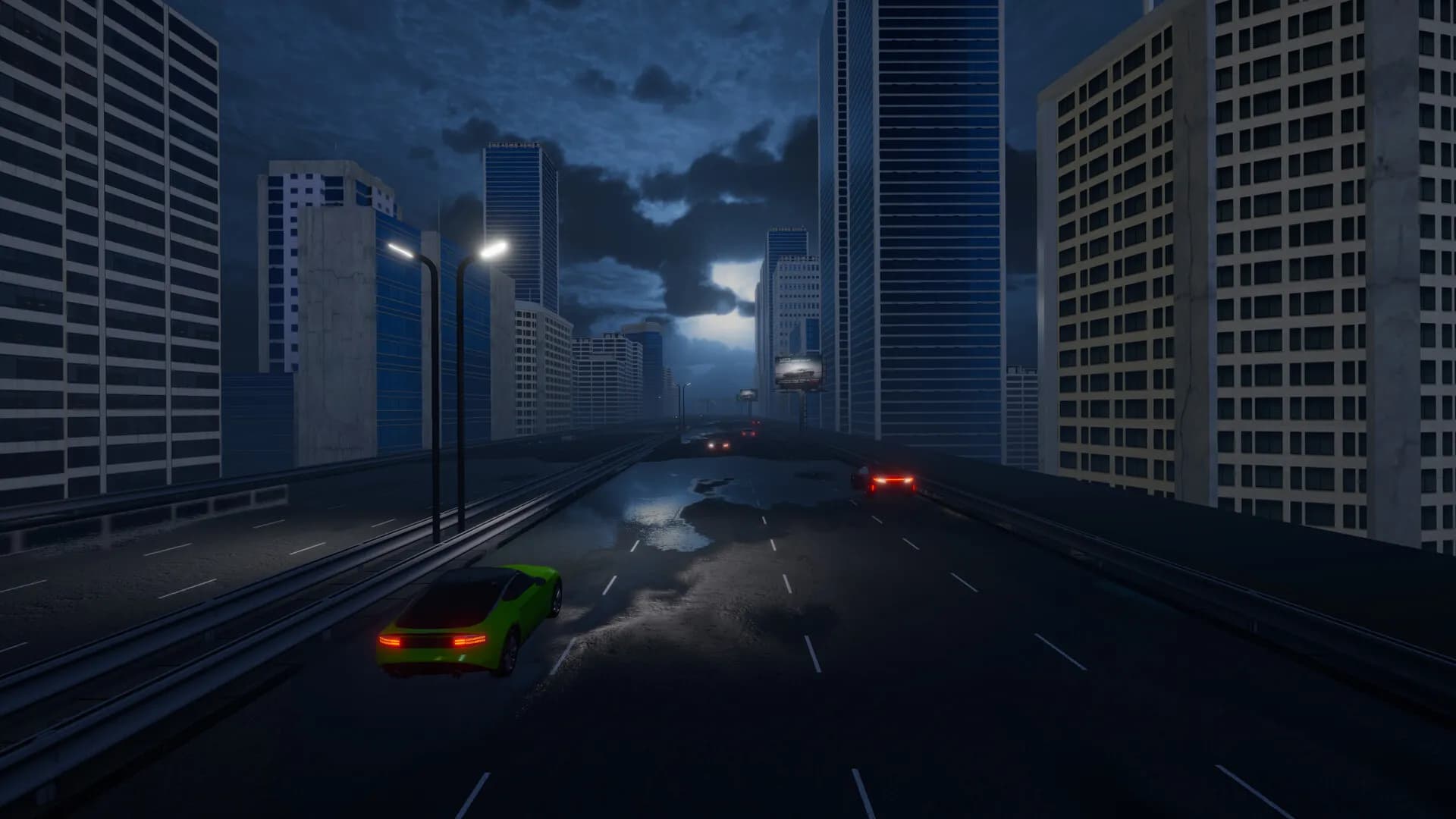 Motorcycle Night Ride screenshot screenshot 4