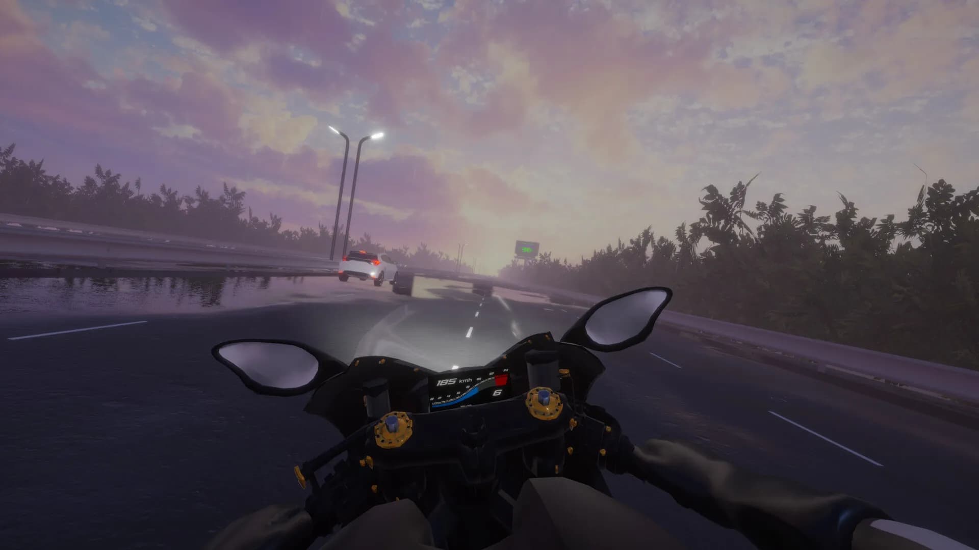 Motorcycle Night Ride screenshot screenshot 6