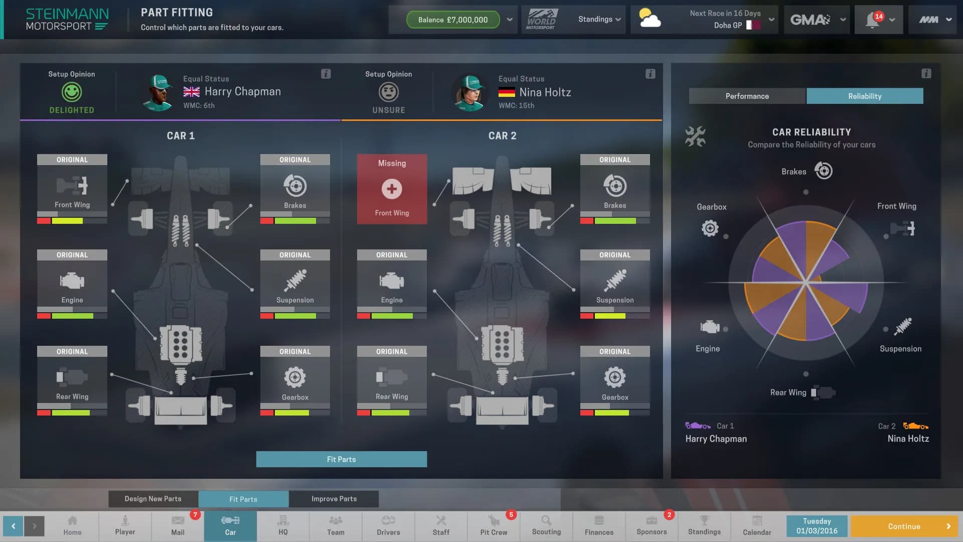 Motorsport Manager screenshot screenshot 4