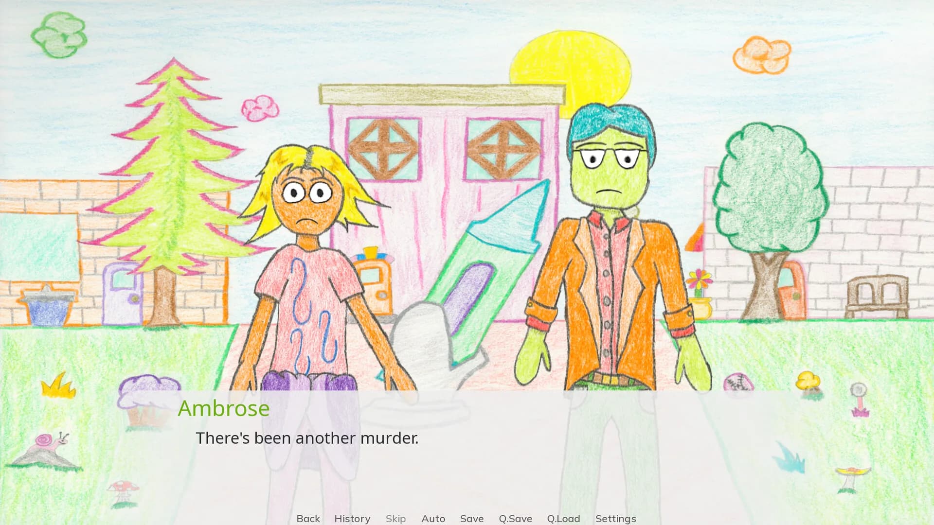 Murder in Crayontopia screenshot screenshot 0