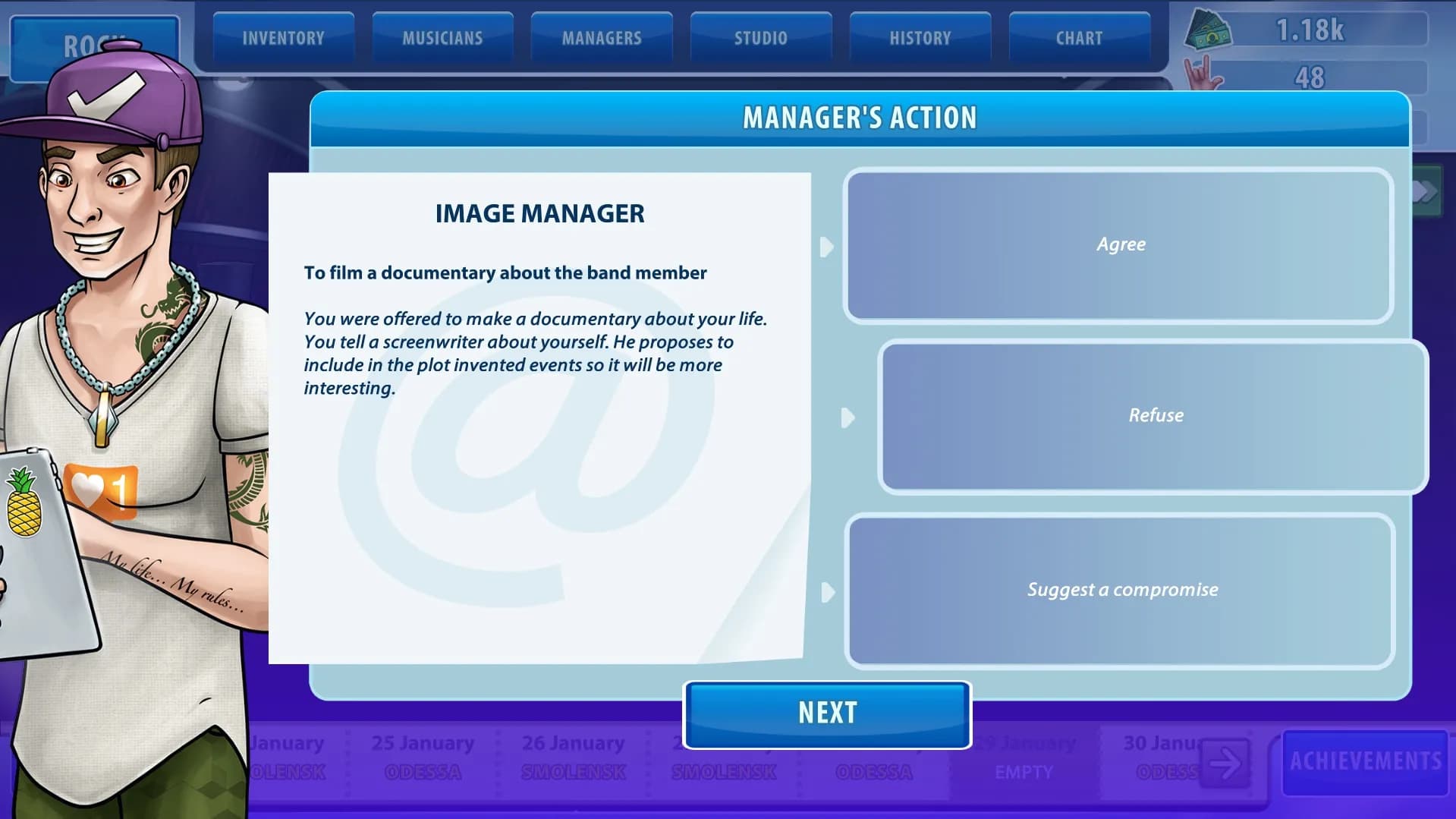 Music Band Manager screenshot screenshot 5