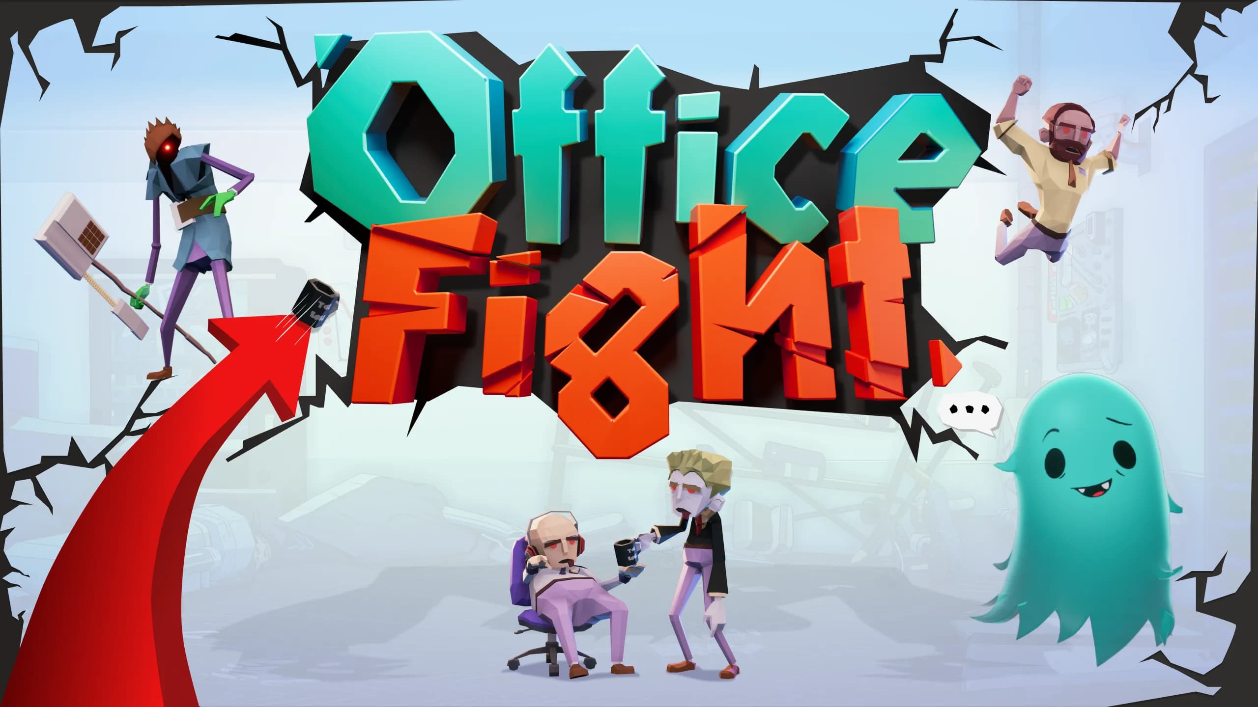 office fight vertical card thumbnail
