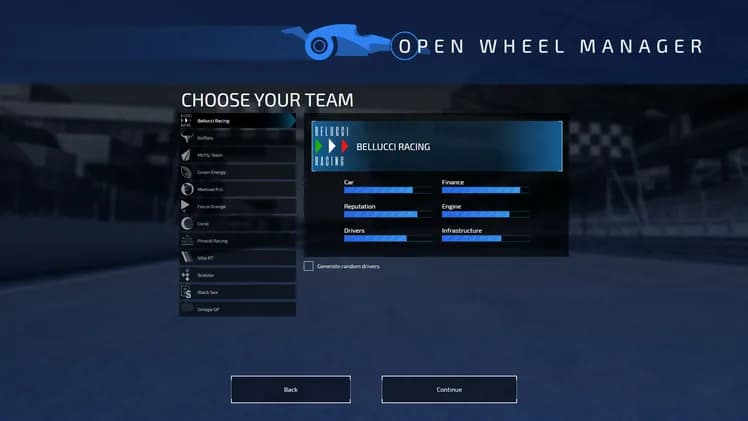 Open Wheel Manager screenshot screenshot 5
