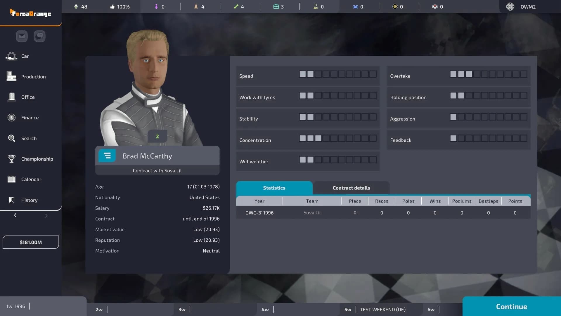 Open Wheel Manager 2 screenshot screenshot 4