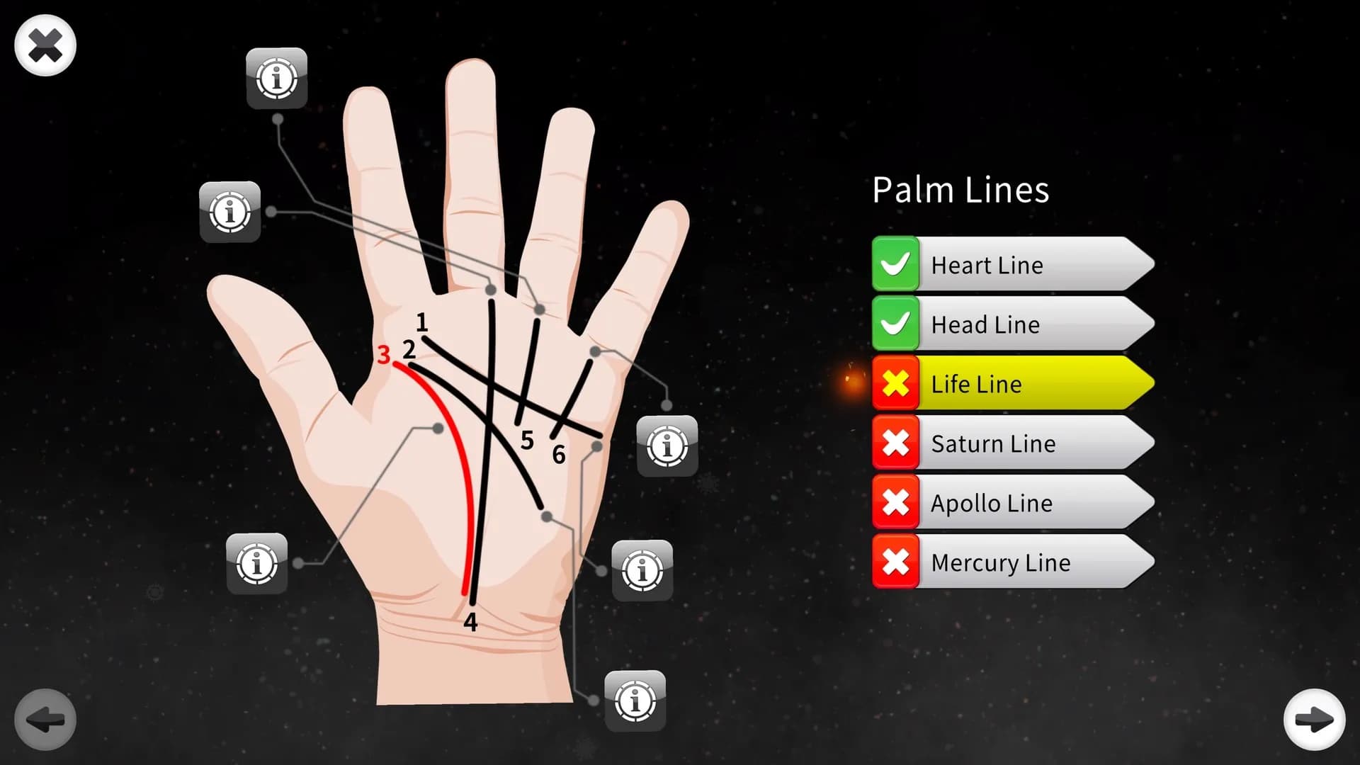 Palm Reading Premium screenshot screenshot 0