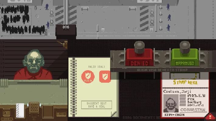 Papers, Please screenshot screenshot 1