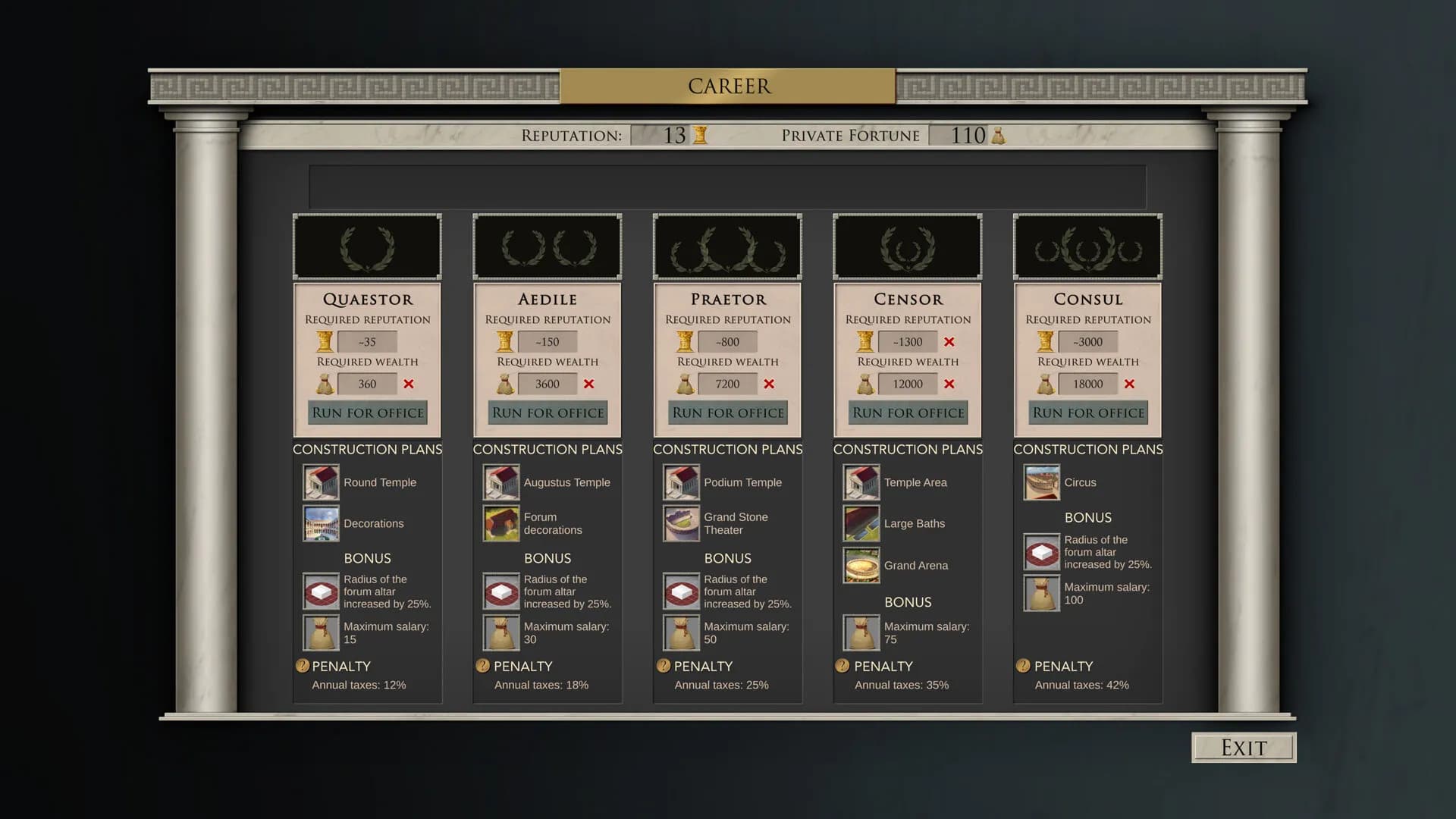 Pax Augusta screenshot screenshot 9