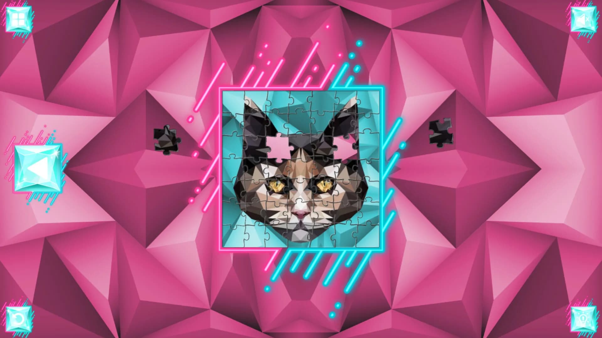 Poly Jigsaw: Cats screenshot screenshot 1