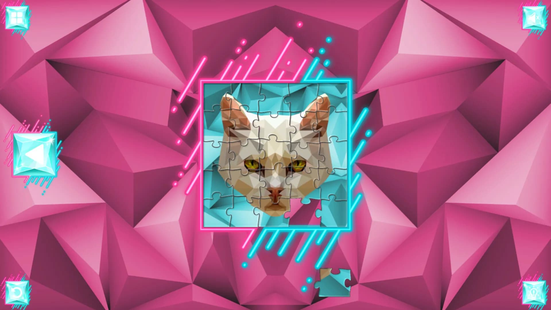 Poly Jigsaw: Cats screenshot screenshot 3