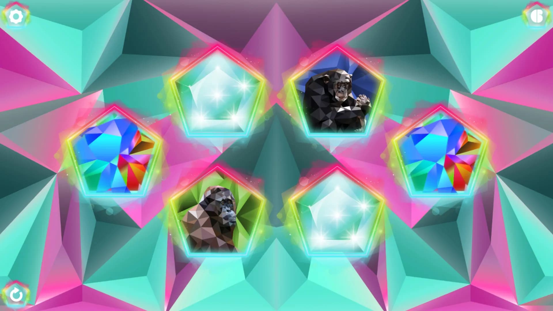 Poly Memory: Primates screenshot screenshot 0