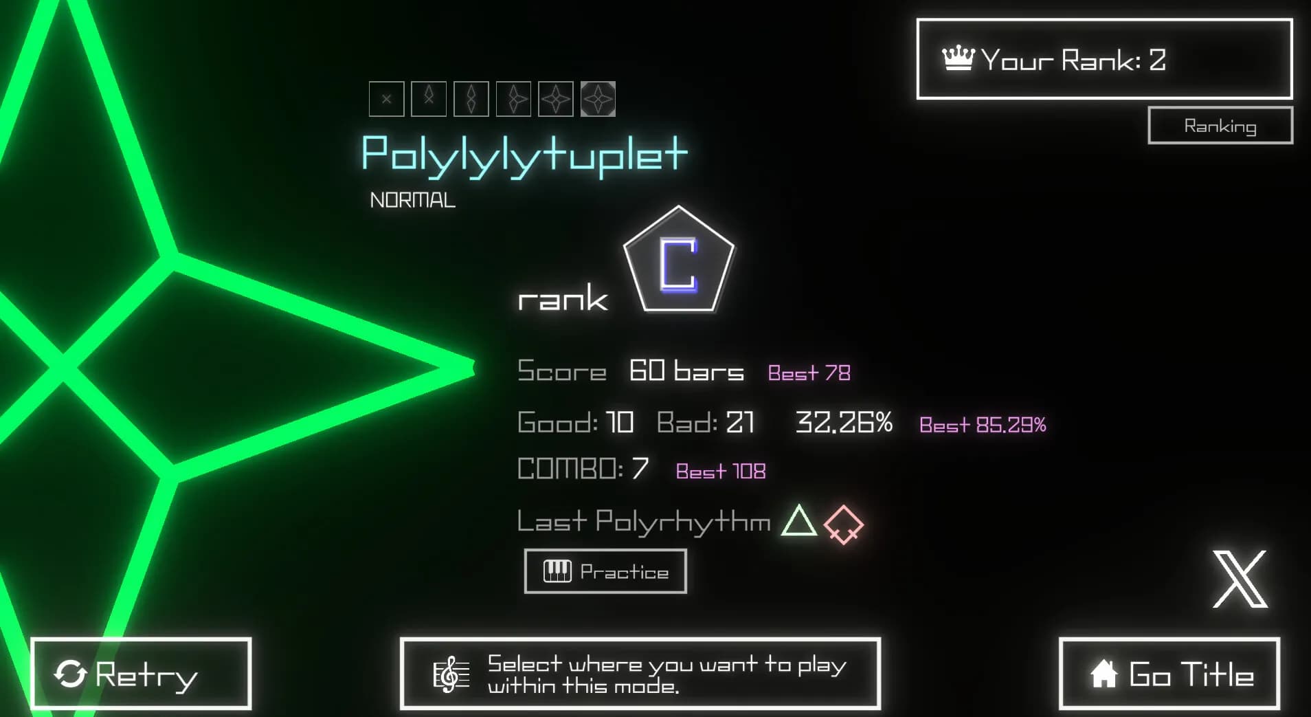 Polylylyrhythm screenshot screenshot 4
