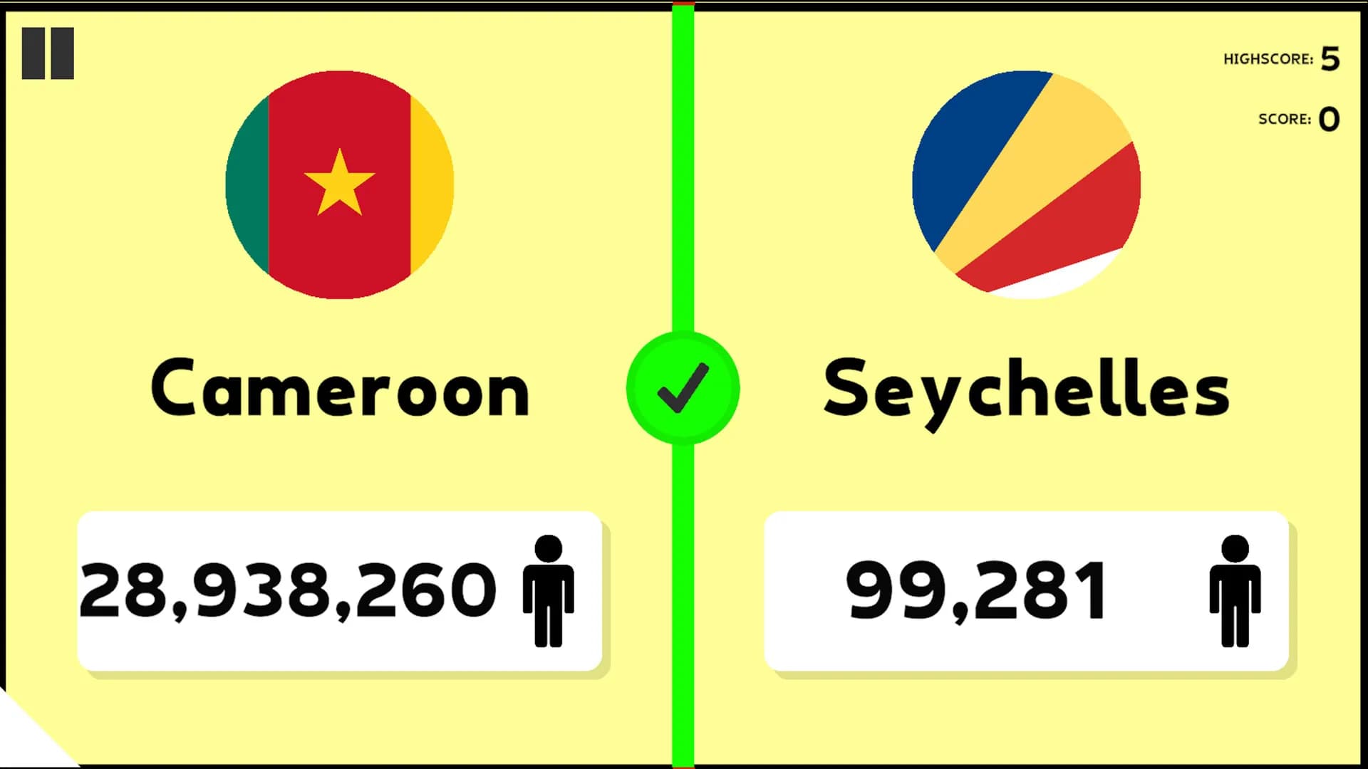 Population Quiz screenshot screenshot 1