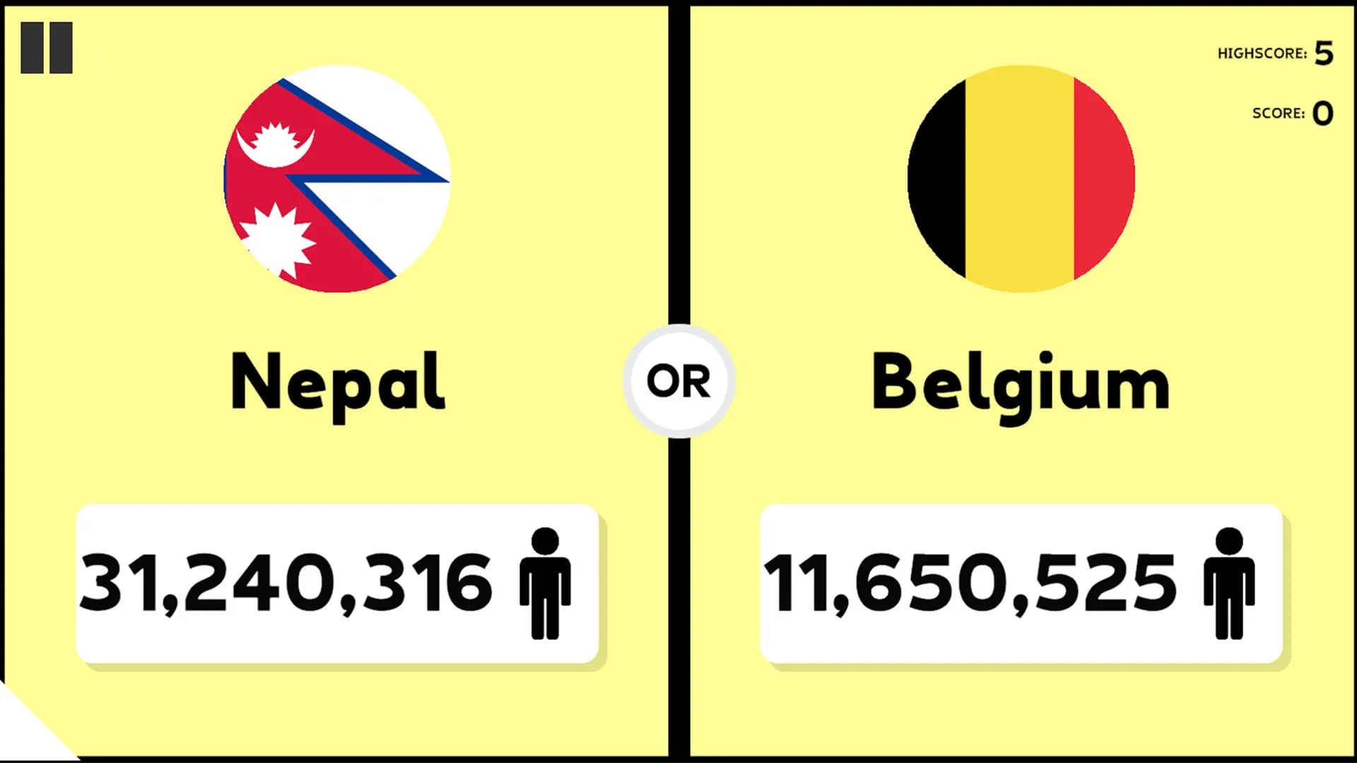 Population Quiz screenshot screenshot 3