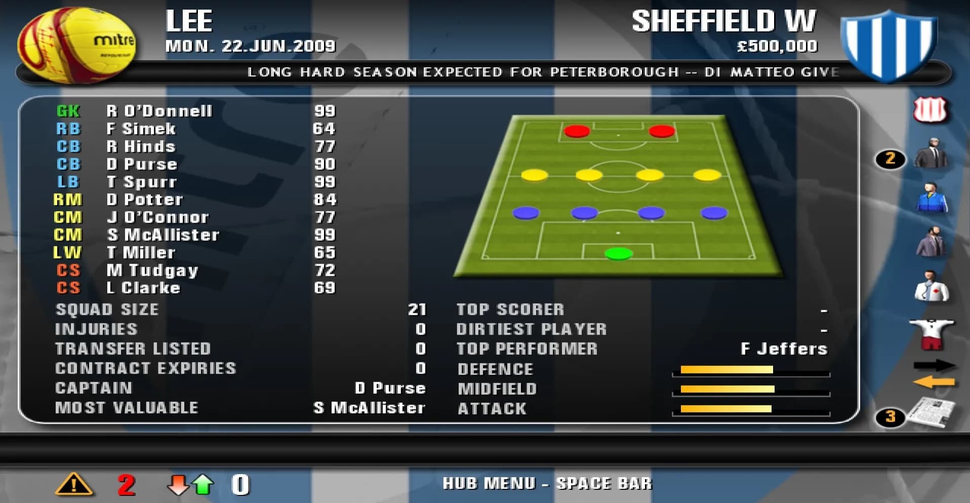 Premier Manager 10 screenshot screenshot 5