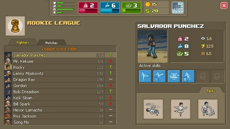 Punch Club screenshot screenshot 2