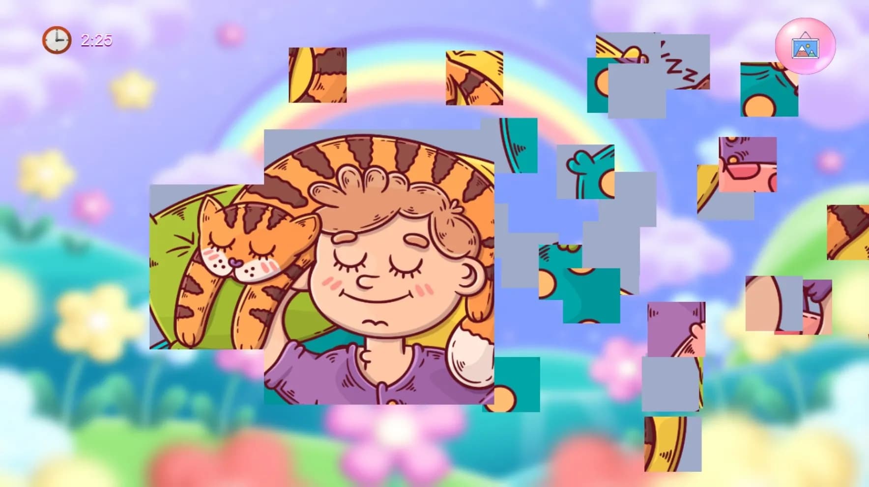 Puzzles with cats screenshot screenshot 3