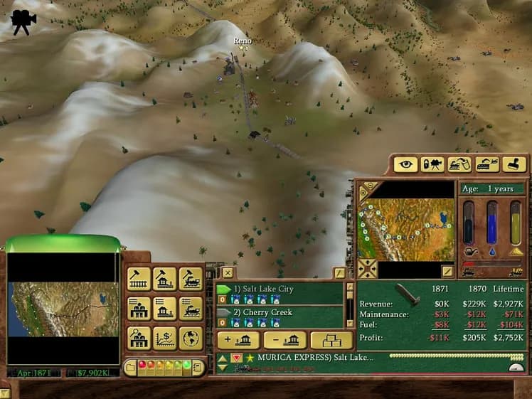 Railroad Tycoon 3 screenshot screenshot 1