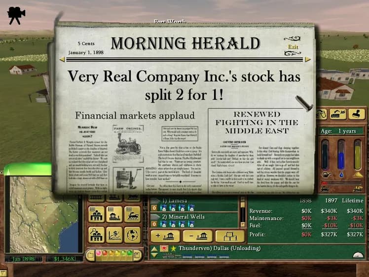 Railroad Tycoon 3 screenshot screenshot 4