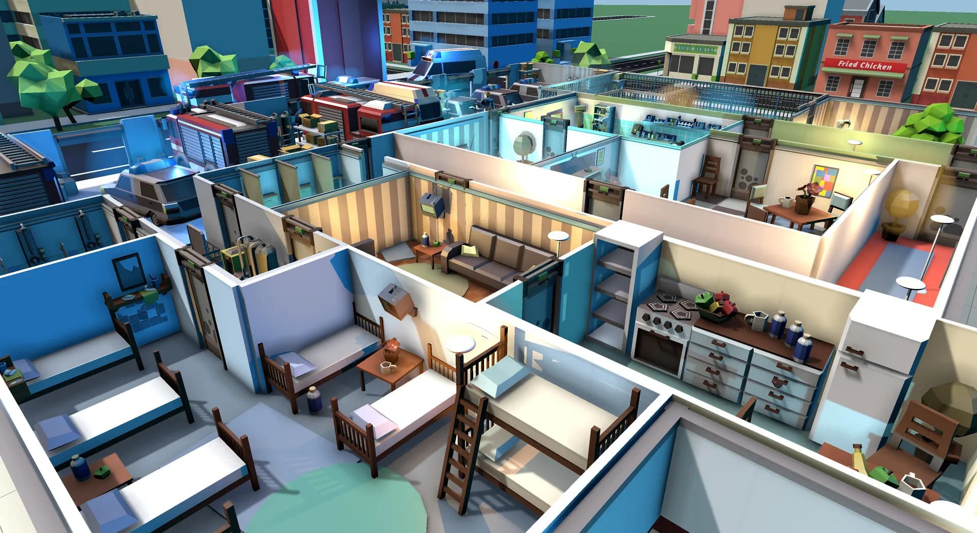 Rescue HQ - The Tycoon screenshot screenshot 2