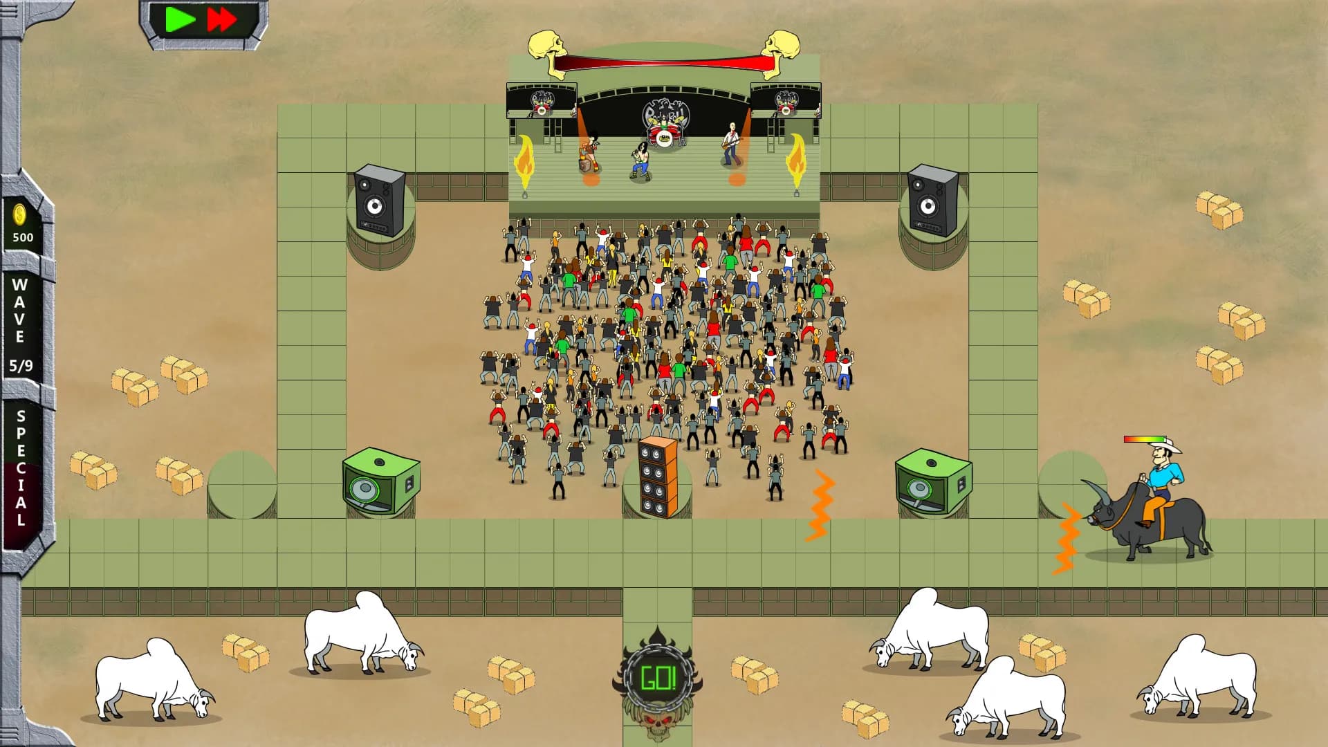Rock 'N' Roll Defense screenshot screenshot 6