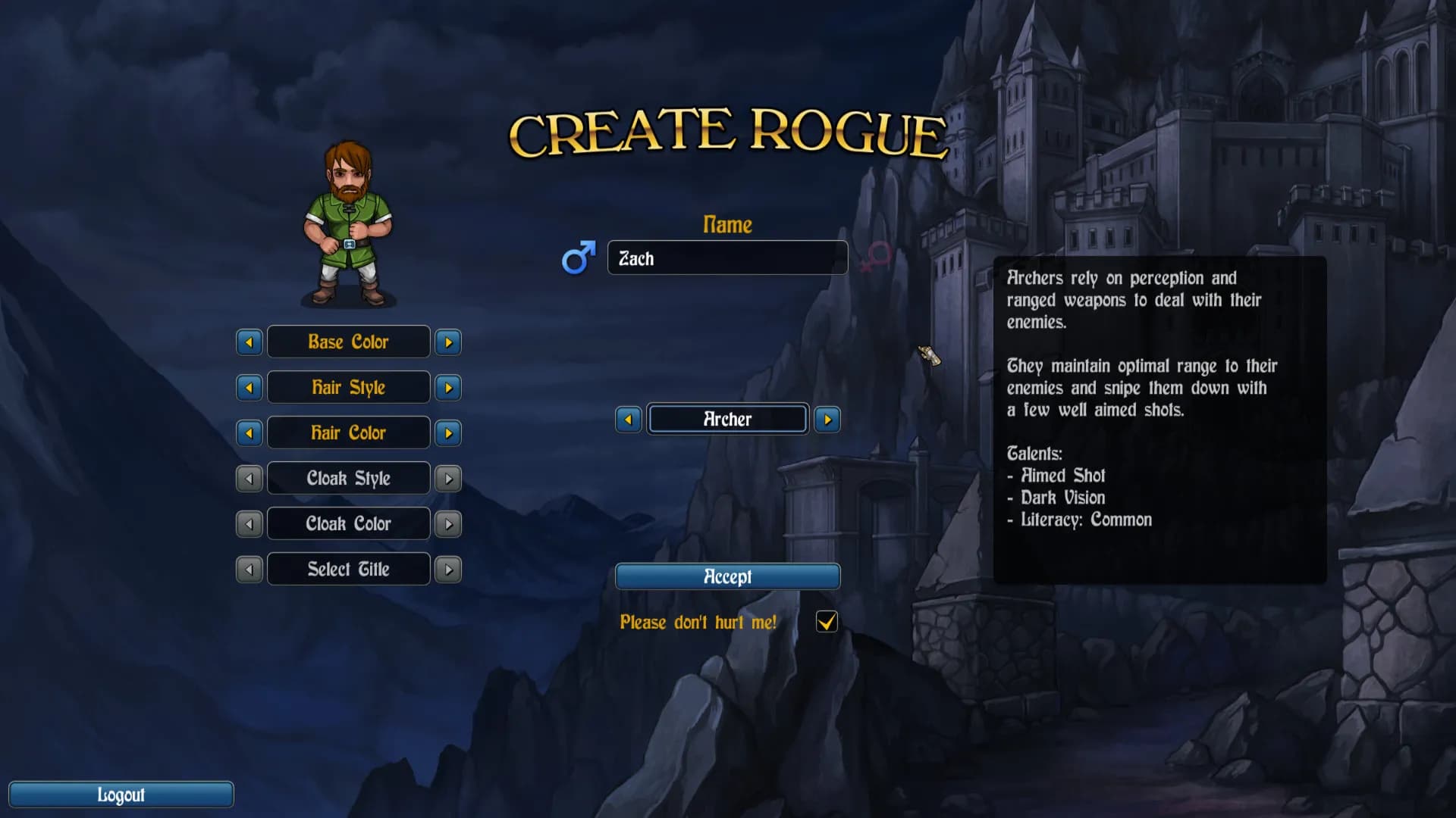 Rogue's Tale screenshot screenshot 0
