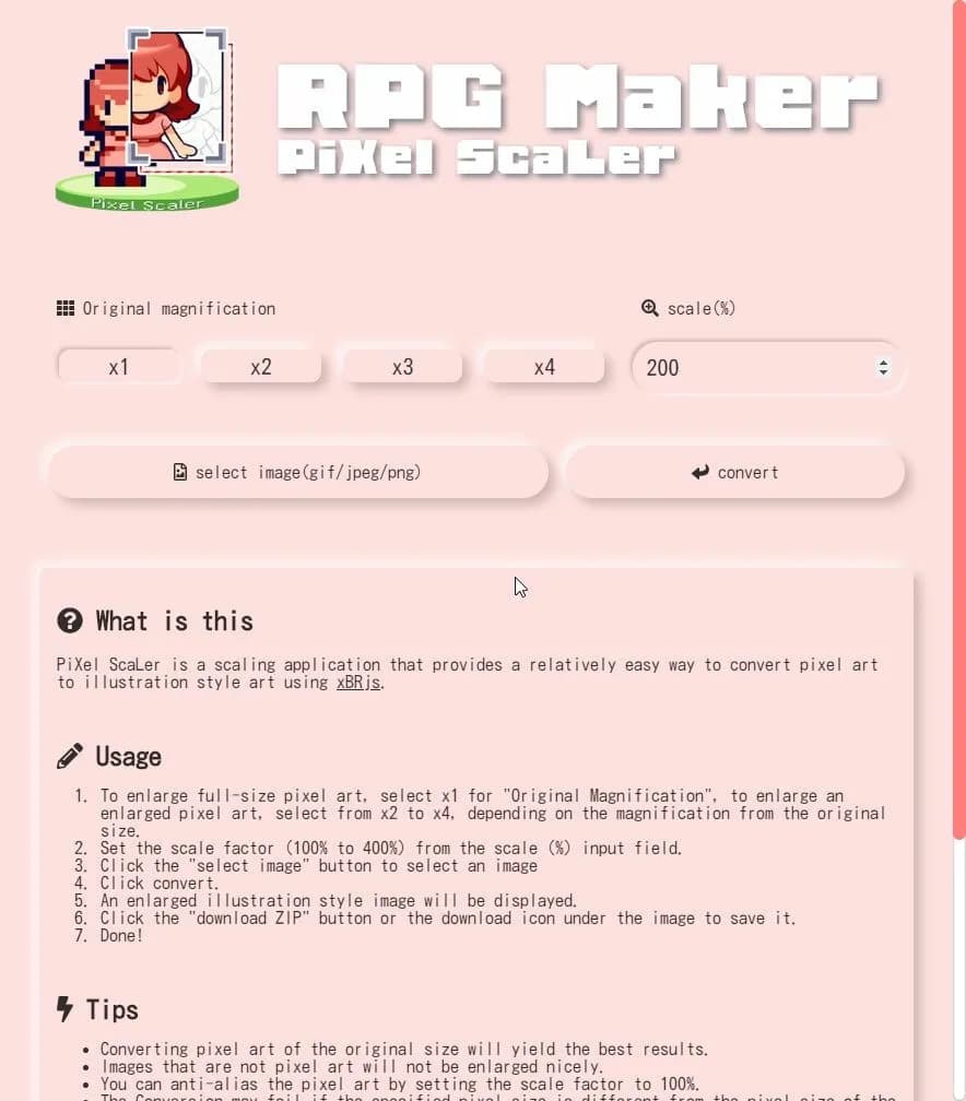 RPG Maker - PiXel ScaLer screenshot screenshot 2