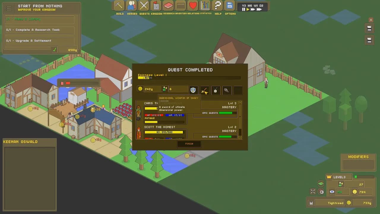 RPG Tycoon screenshot screenshot 1