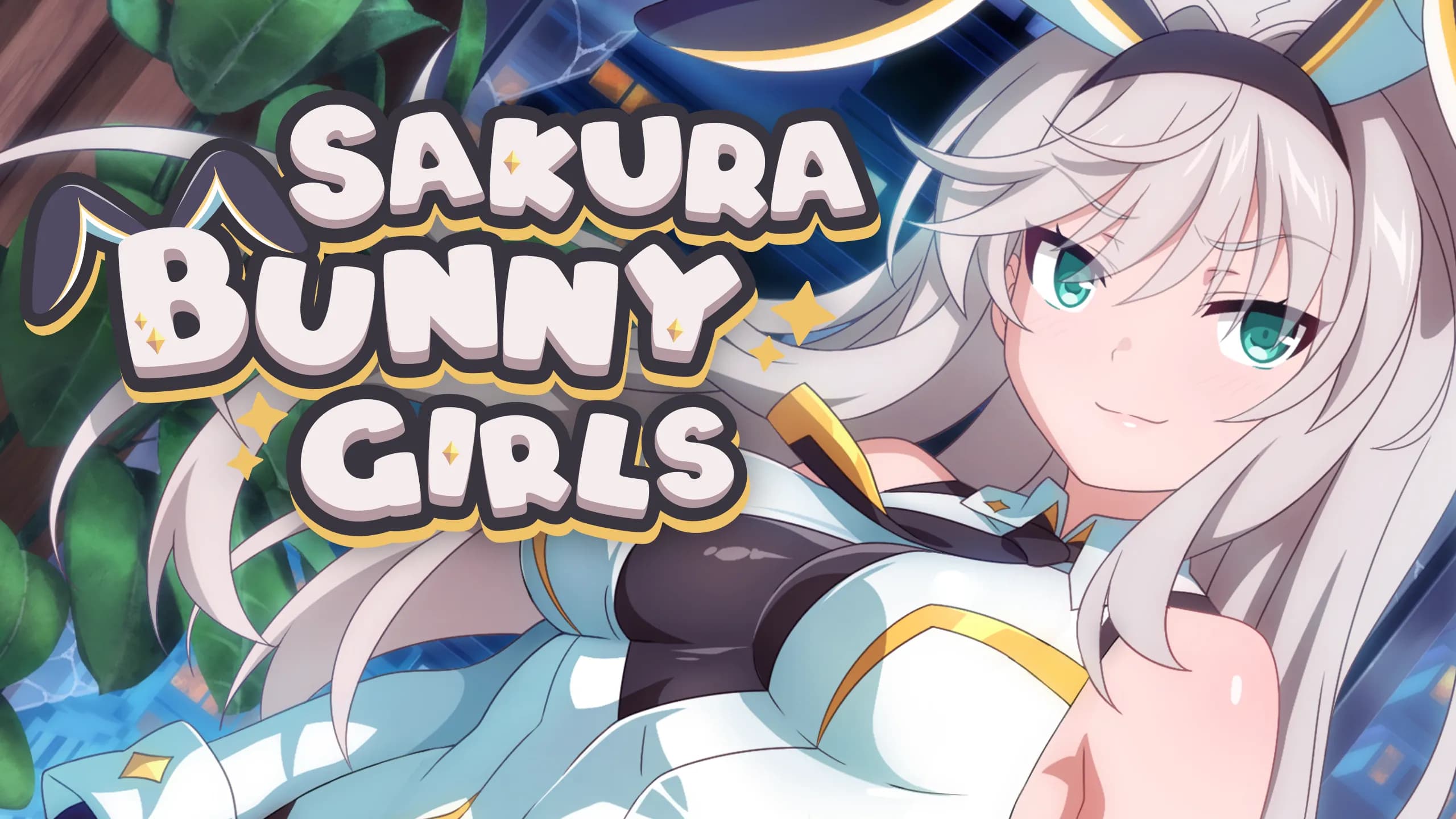 sakura bunny girls vertical card thumbnail