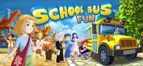 school bus fun vertical card thumbnail