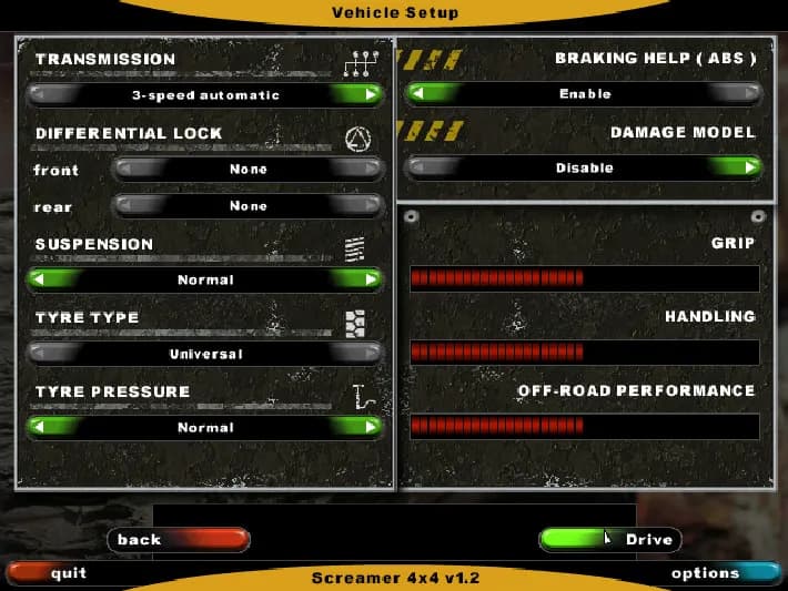 Screamer 4x4 screenshot screenshot 3