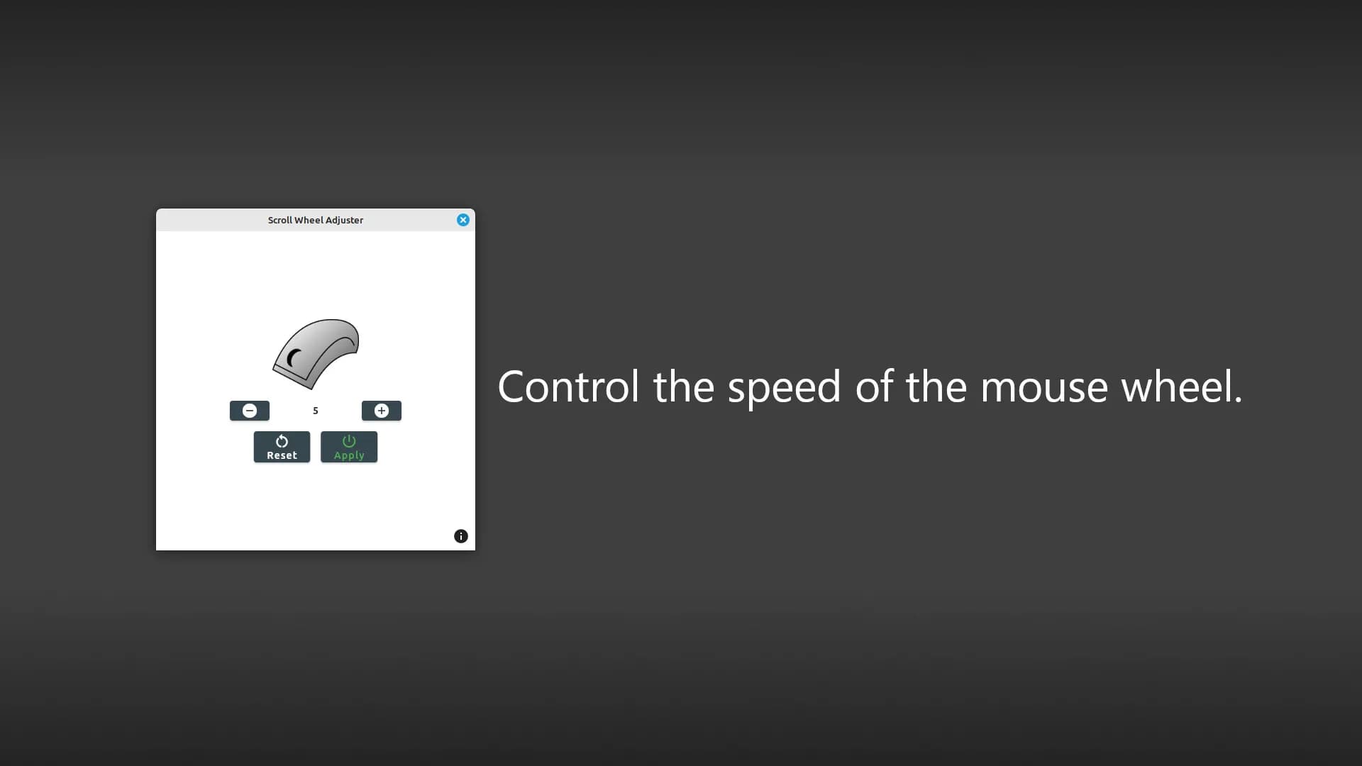 Scroll Wheel Adjuster screenshot screenshot 0