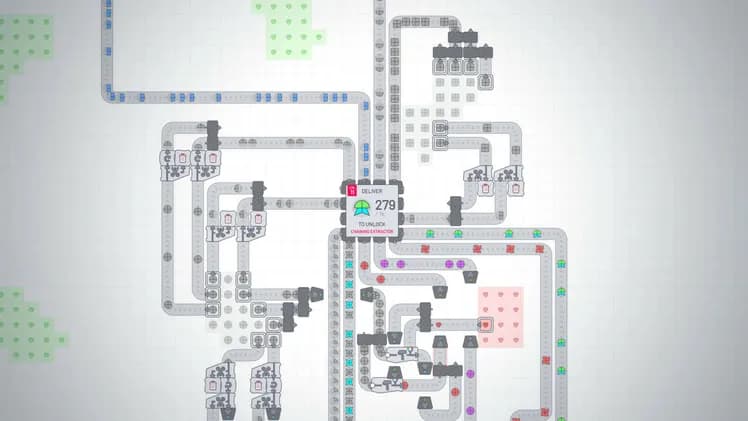 shapez screenshot screenshot 1
