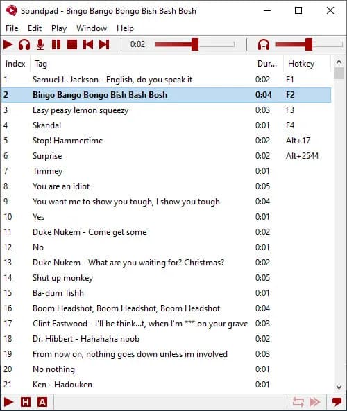 Soundpad screenshot screenshot 0