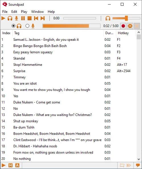 Soundpad screenshot screenshot 3