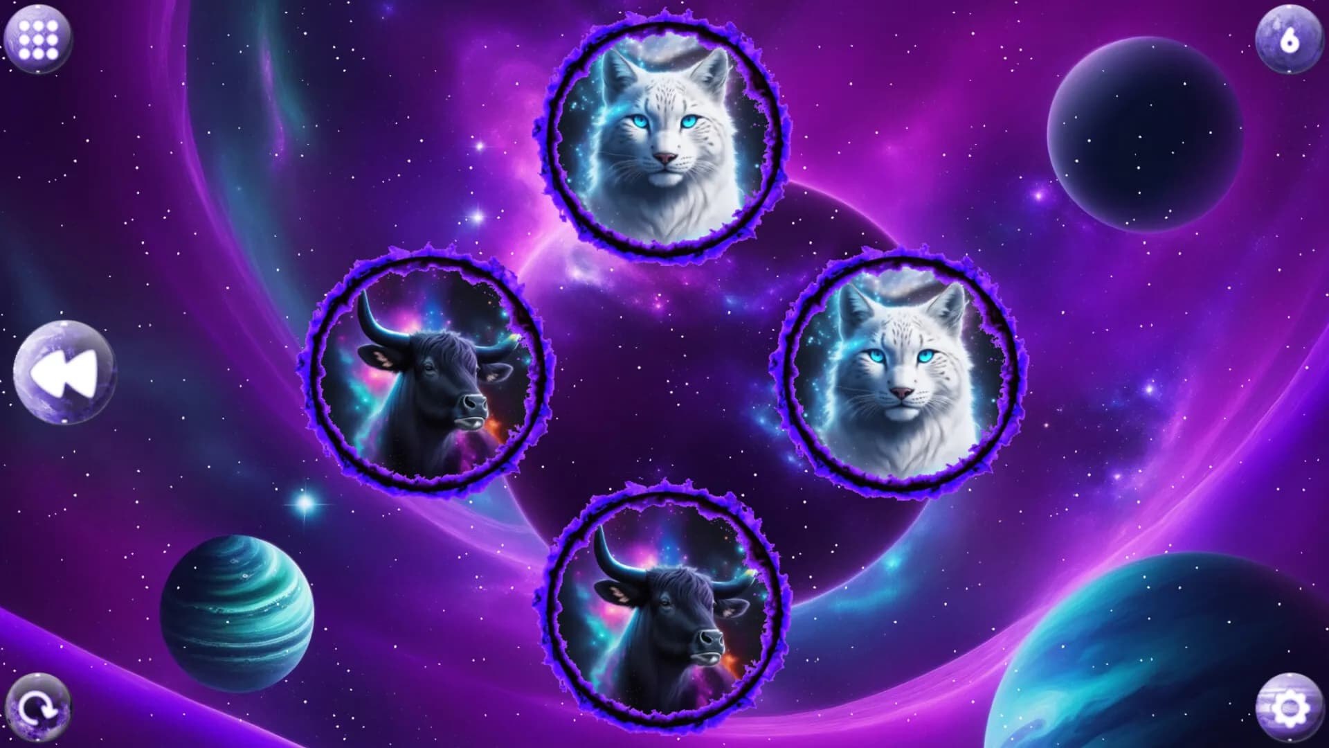 Space Memory: Animals screenshot screenshot 0