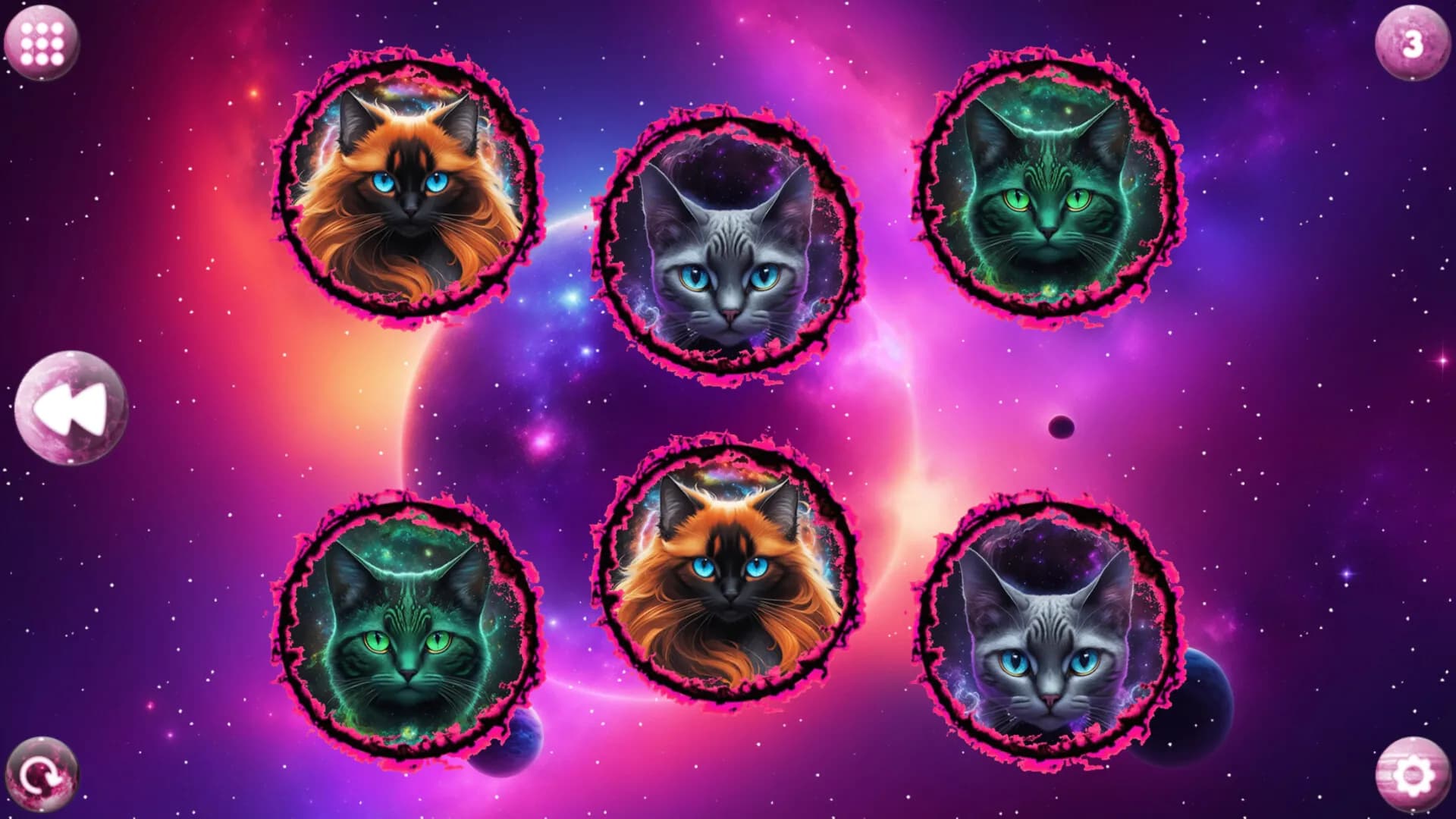 Space Memory: Cats screenshot screenshot 1