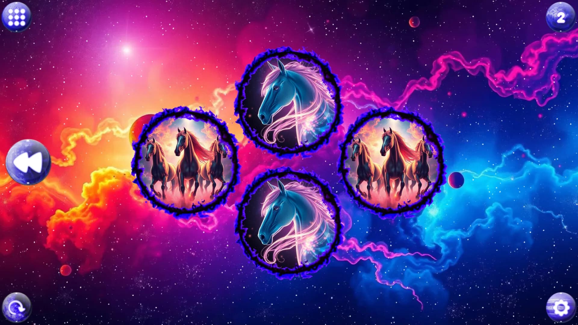 Space Memory: Horses screenshot screenshot 0