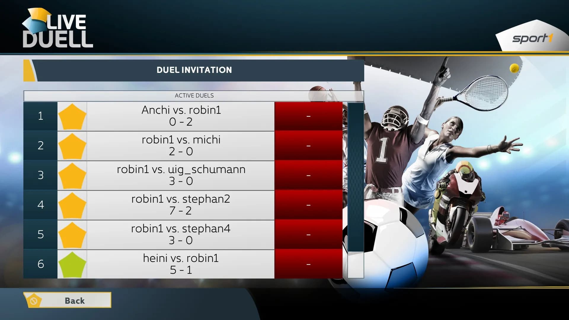 SPORT1 Live : Duel screenshot screenshot 6