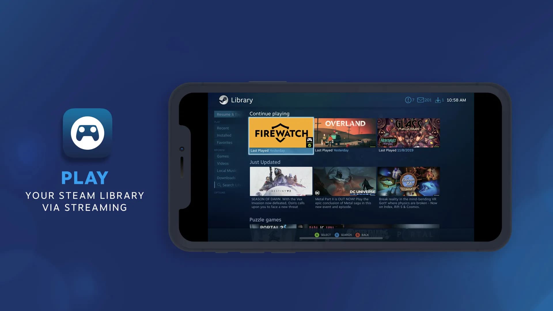 Steam Link screenshot screenshot 2
