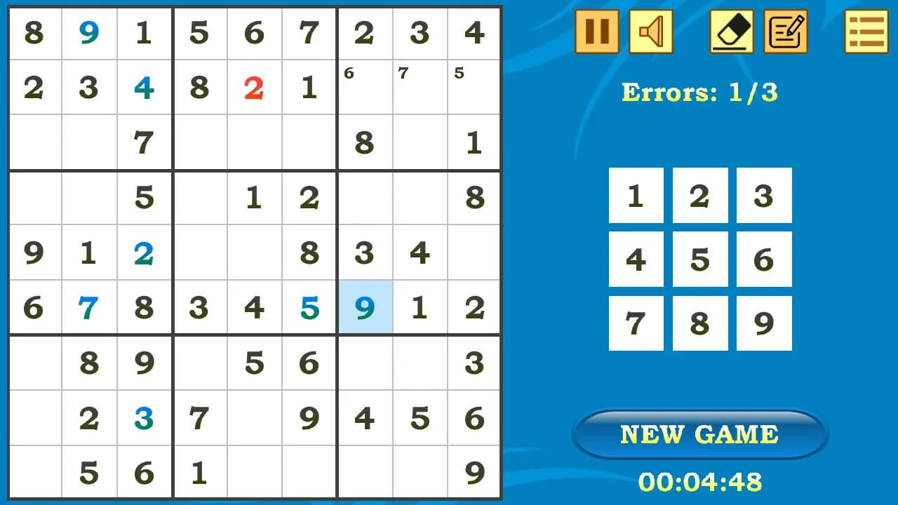 Sudoku screenshot screenshot 2