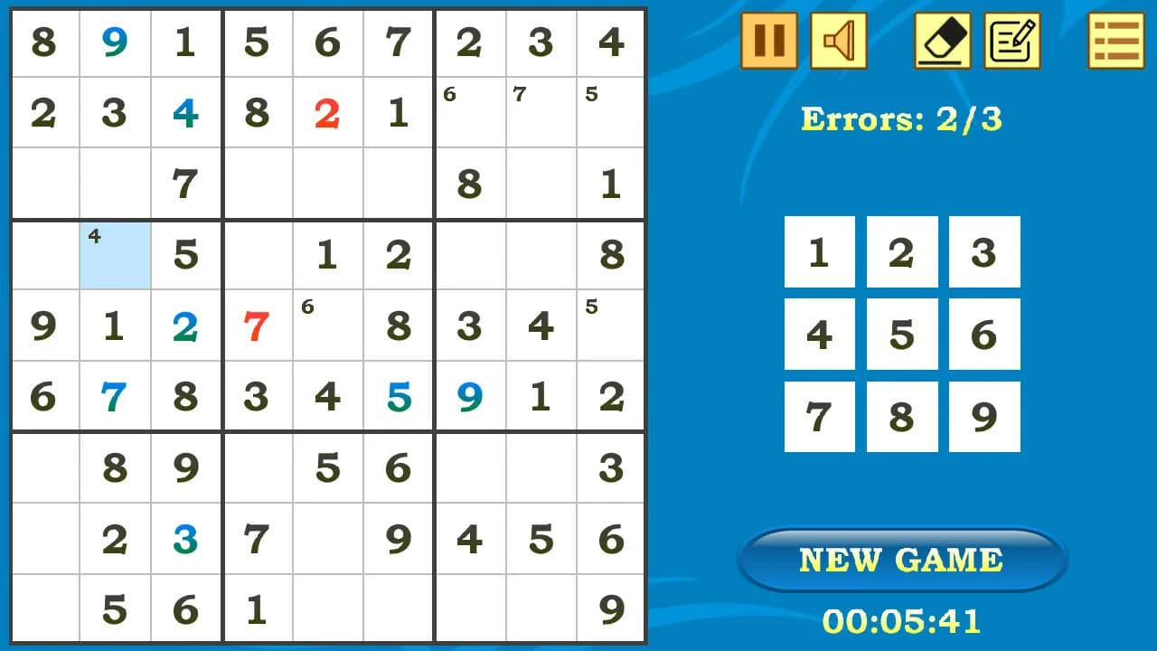 Sudoku screenshot screenshot 3