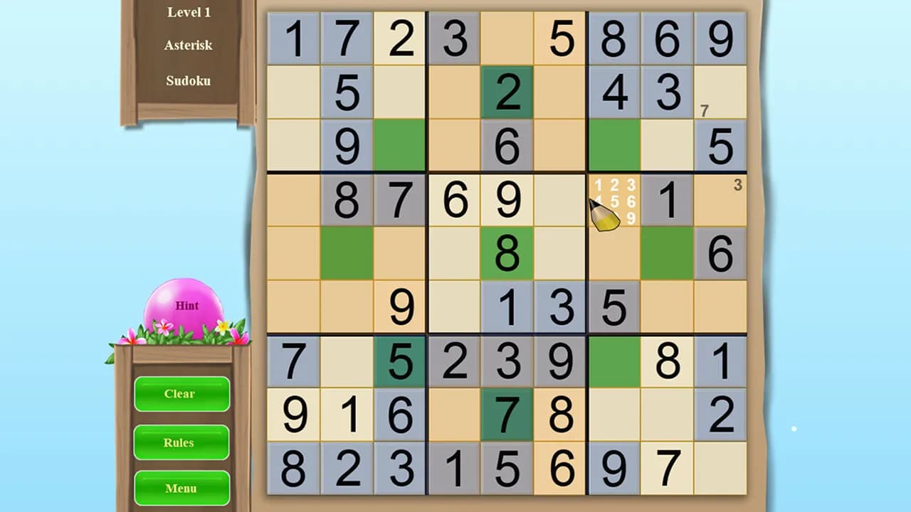 Sudoku Vacation 2 screenshot screenshot 3